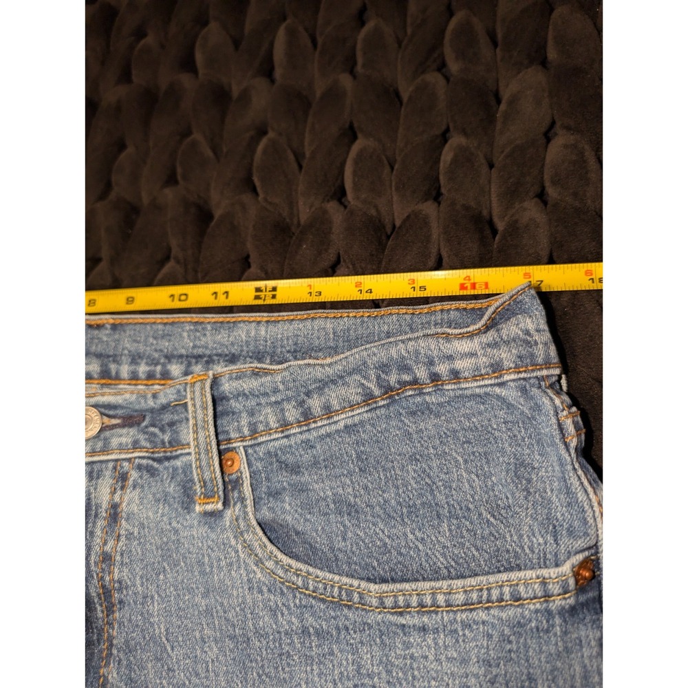 Levi's 505 Original Fit Button Fly Jeans Light wash Men's W34 L30 - Picture 7 of 8